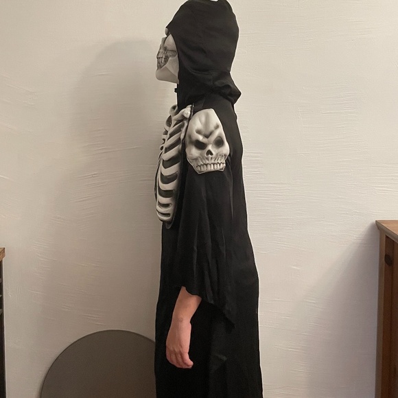 Skeleton Ghoul Bones and Mask Child Costume - Picture 5 of 5